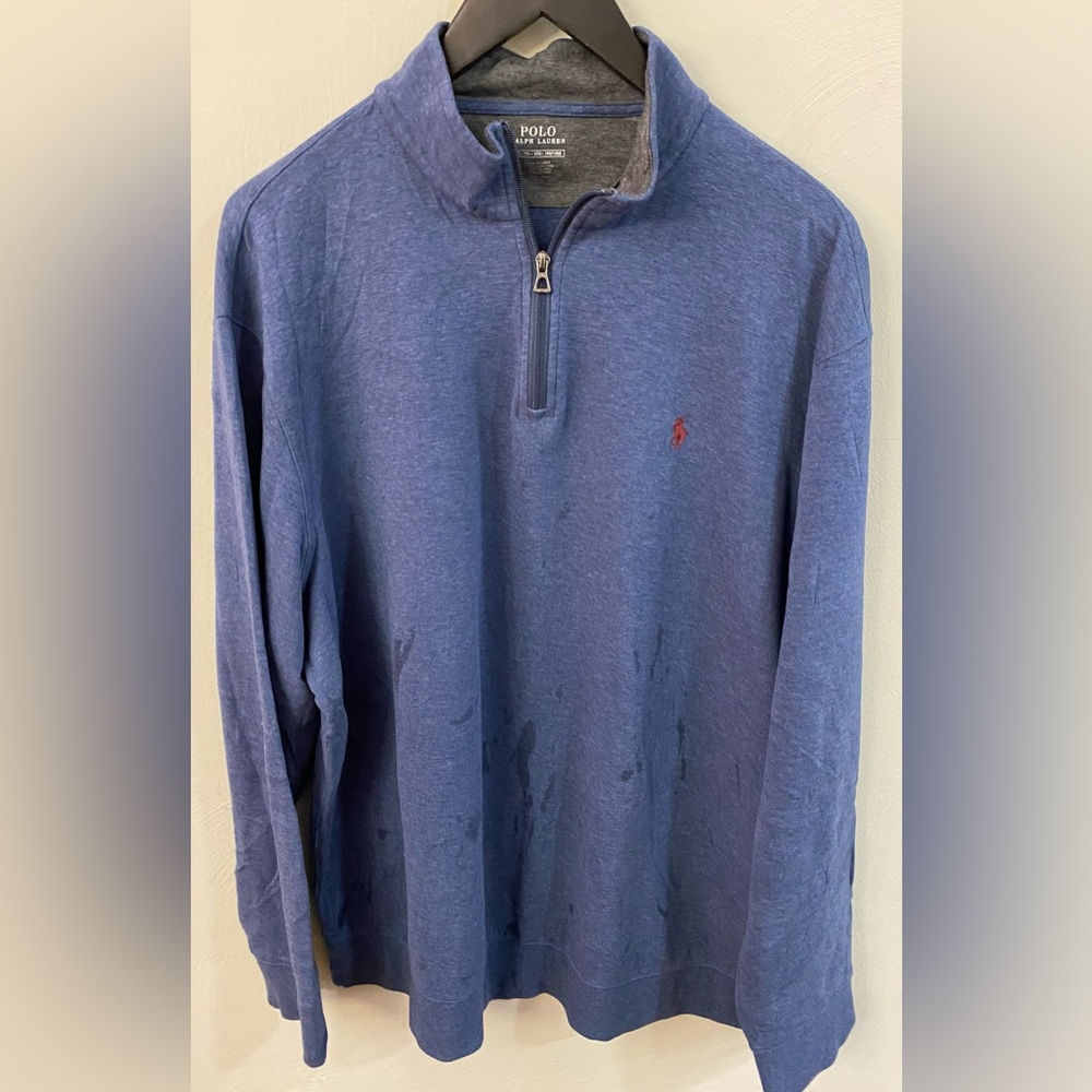 Long sleeve Ralph Lauren sweatshirt blue condition/good
